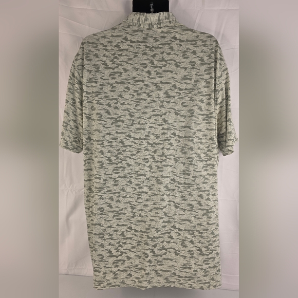Adidas Go-To Camo Print Golf Polo Shirt Green Size 2XL H-2783 - Picture 4 of 10